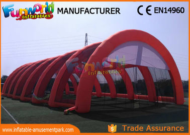 40mx20mx10m Inflatable Party Tent for Paintball Field Orange / White