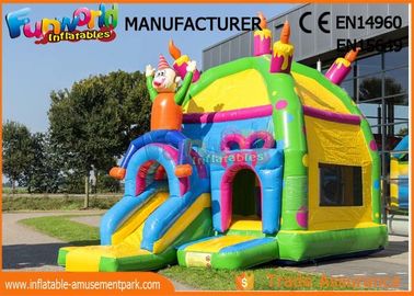 Tarpaulin Kids Bouncy Castles / Inflatable Bounce House For Party