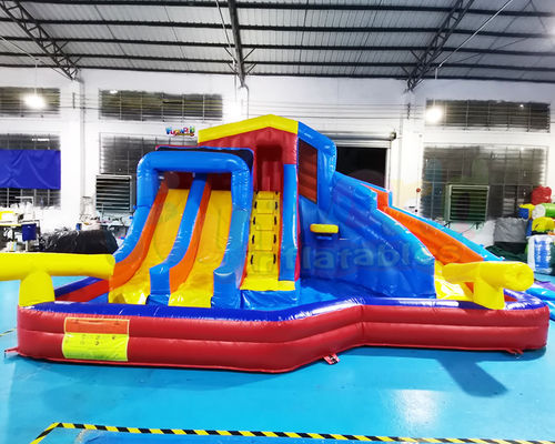 CE Outdoor Inflatable Water Slides Children Jumping Bounce House