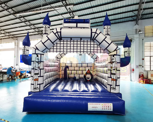 ODM Plato Inflatable Bounce Houses Digitial Printing Logo