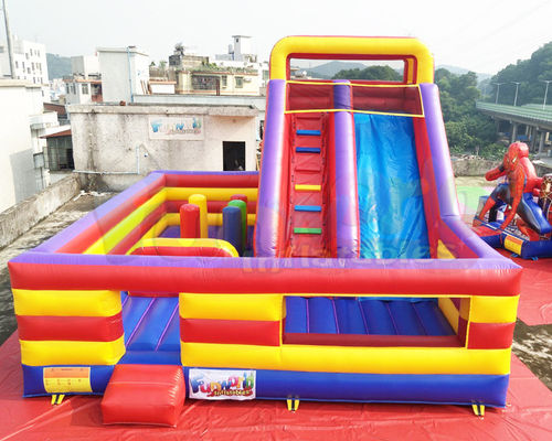 0.55mm PVC διογκώσιμες φωτογραφικές διαφάνειες Bouncy Castle λούνα παρκ ενήλικες